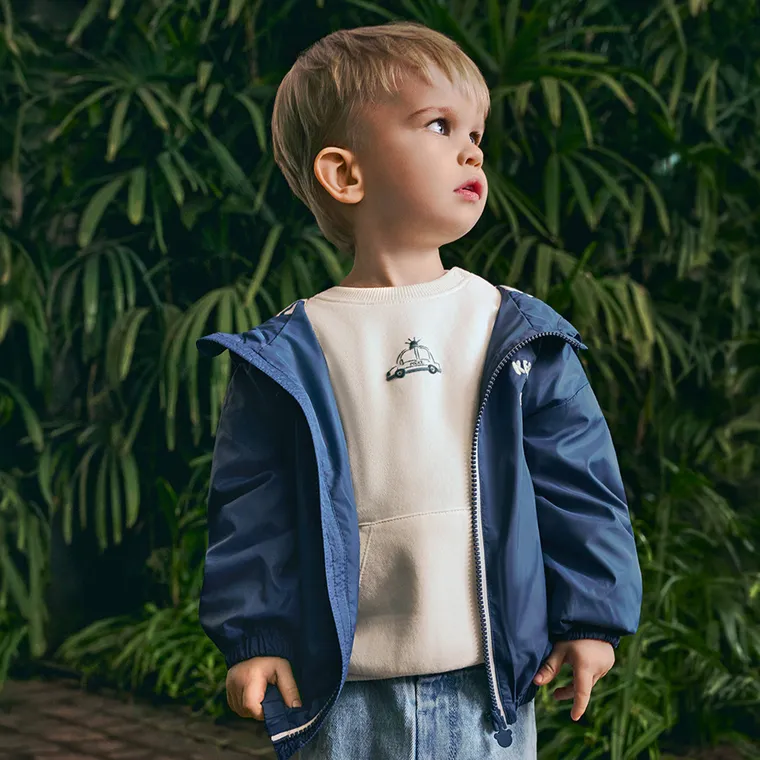 Cool Club, Bluza chłopięca, ocieplana, ecru