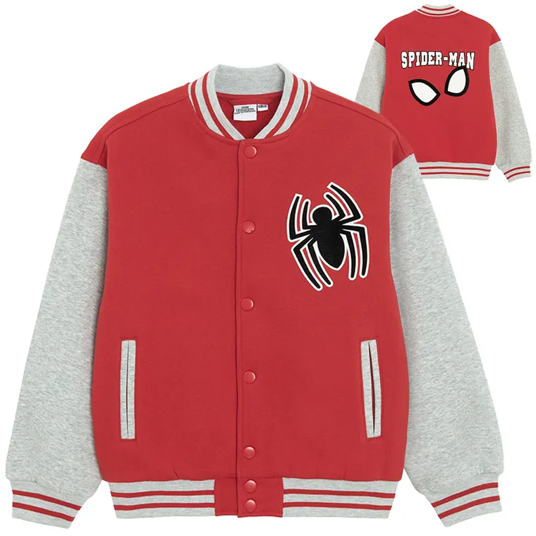 Cool Club, Bluza chłopięca, rozpinana, czerwona, Spider-Man