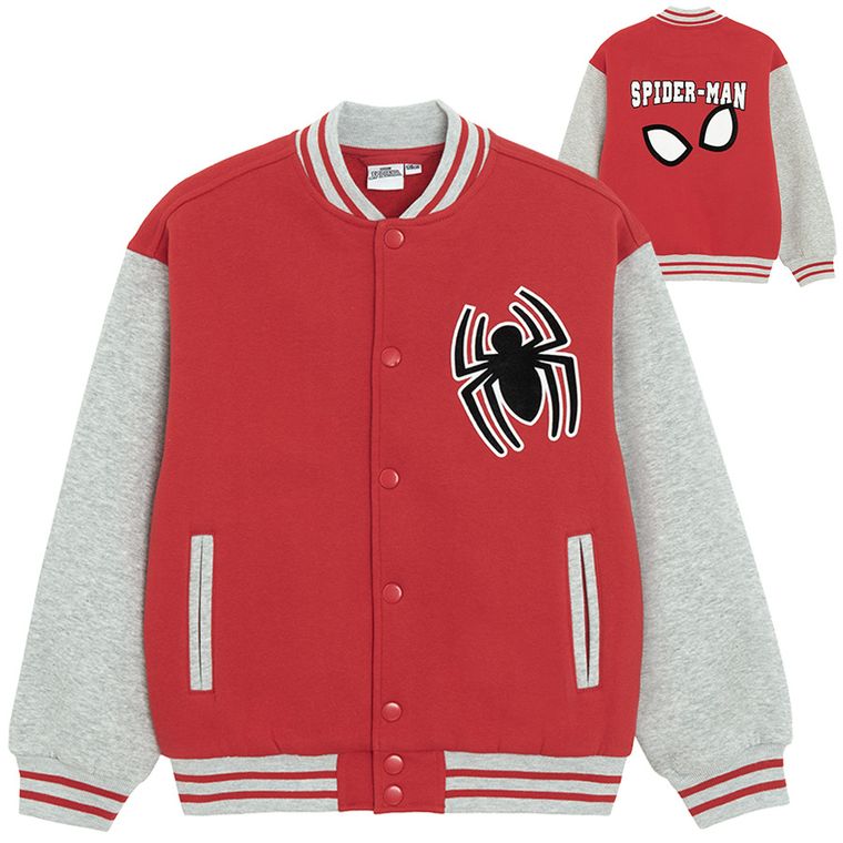 Cool Club, Bluza chłopięca, rozpinana, czerwona, Spider-Man
