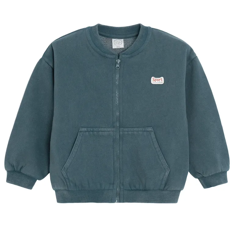 Cool Club, Bluza chłopięca, rozpinana, ocieplana, grafitowa