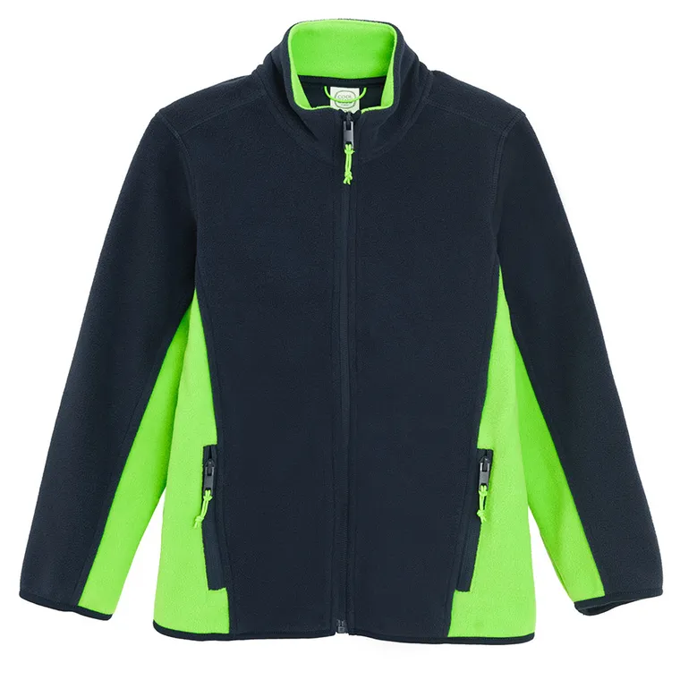 Cool Club, Bluza chłopięca, rozpinana, polarowa, niebiesko-zielona