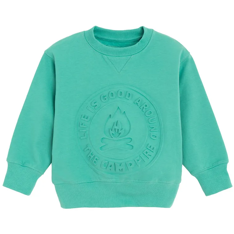 Cool Club, Bluza chłopięca, turkusowa
