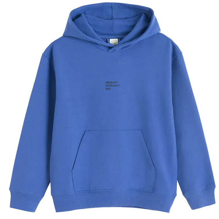 Cool Club, Bluza chłopięca z kapturem, niebieska