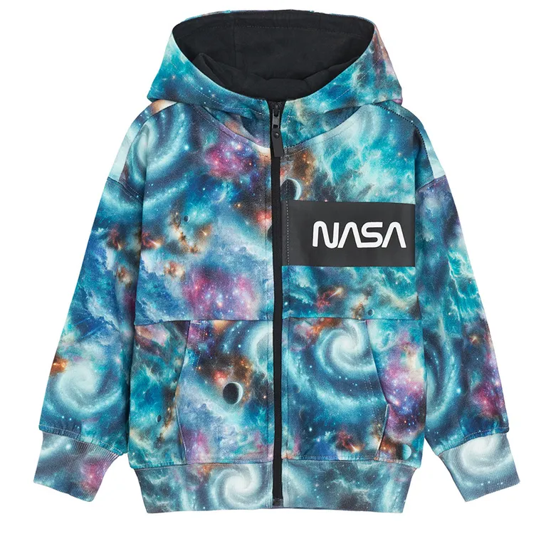 Cool Club, Bluza chłopięca z kapturem, rozpinana, mix, NASA