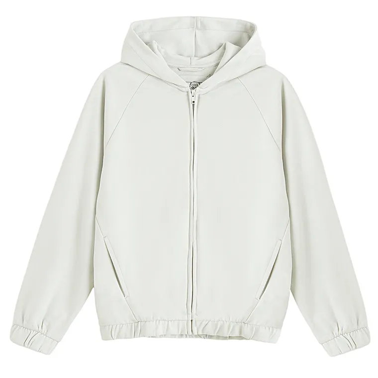 Cool Club, Bluza chłopięca z kapturem, rozpinana, szara