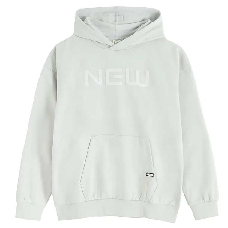 Cool Club, Bluza chłopięca z kapturem, szara