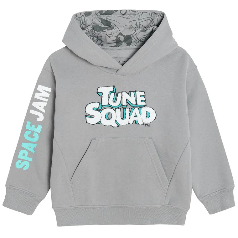 Cool Club, Bluza chłopięca z kapturem, szara, Looney Tunes