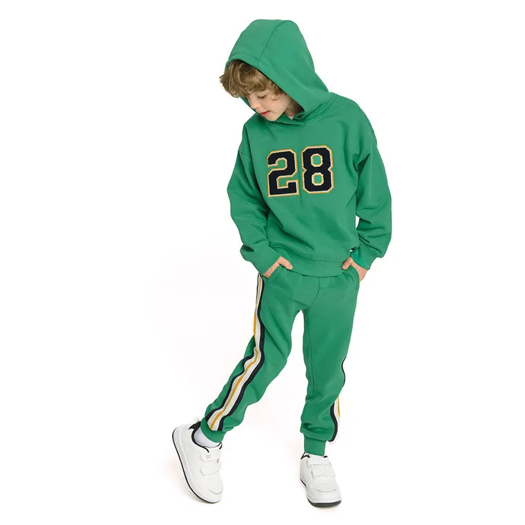 Cool Club, Bluza chłopięca z kapturem, zielona