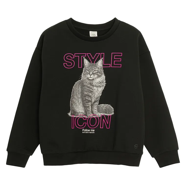 Cool Club, Bluza dziewczęca, czarna