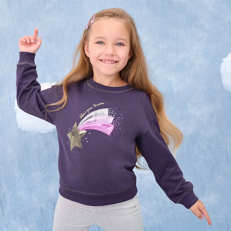 Cool Club, Bluza dziewczęca, fioletowa