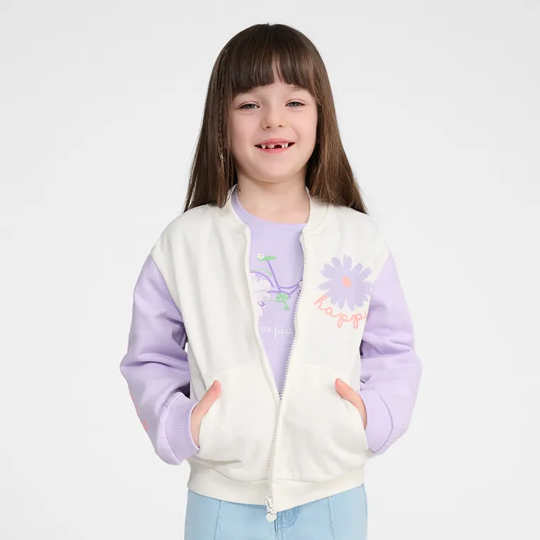 Cool Club, Bluza dziewczęca, rozpinana, biała