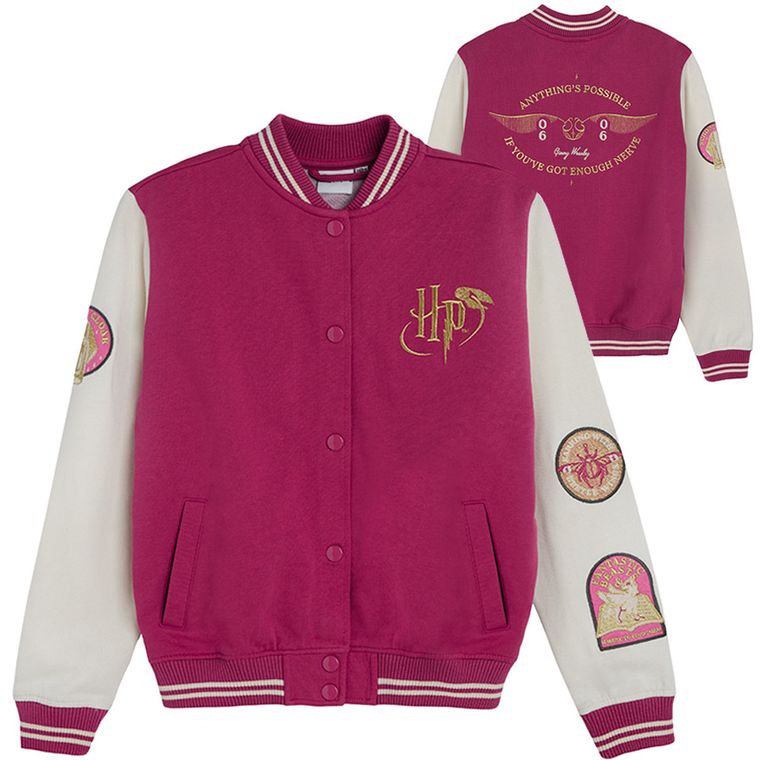 Cool Club, Bluza dziewczęca, rozpinana, różowa, Harry Potter