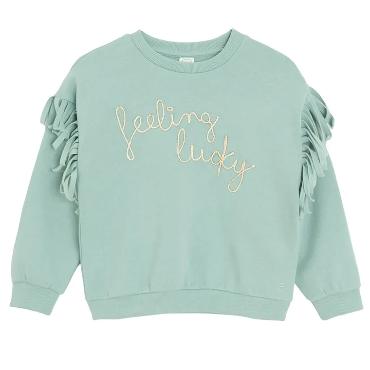 Cool Club, Bluza dziewczęca, turkusowa