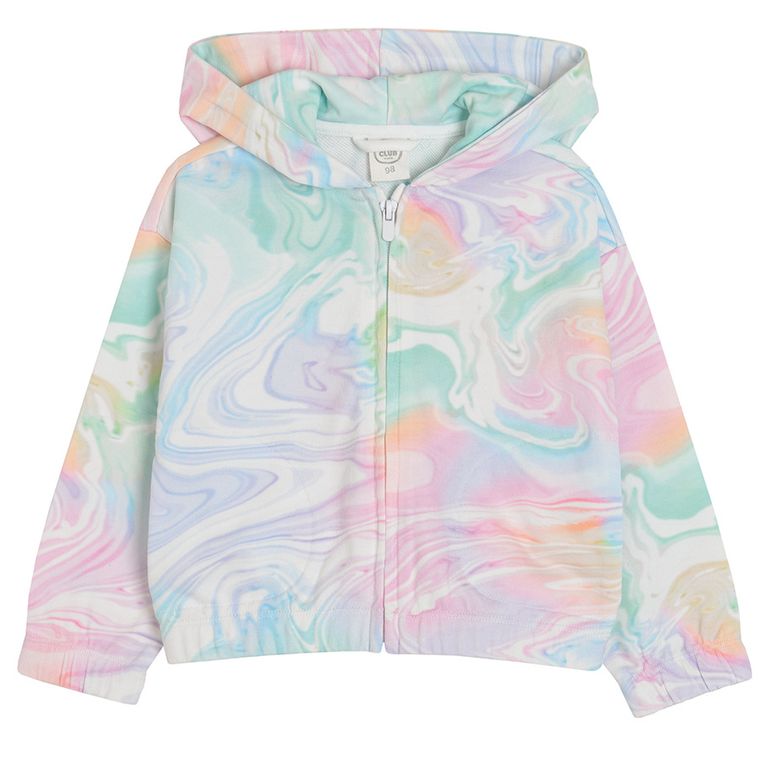 Cool Club, Bluza dziewczęca z kapturem, rozpinana, mix