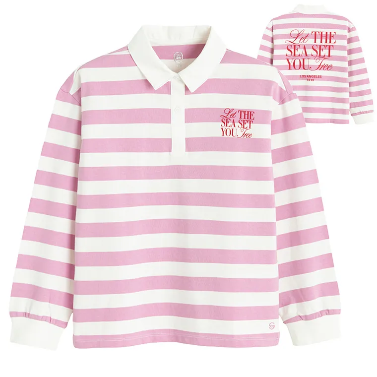 Cool Club, Bluza polo dziewczęca, mix