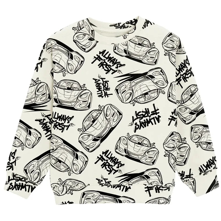 Cool Club, Bluzka chłopięca z długim rękawem, beżowa