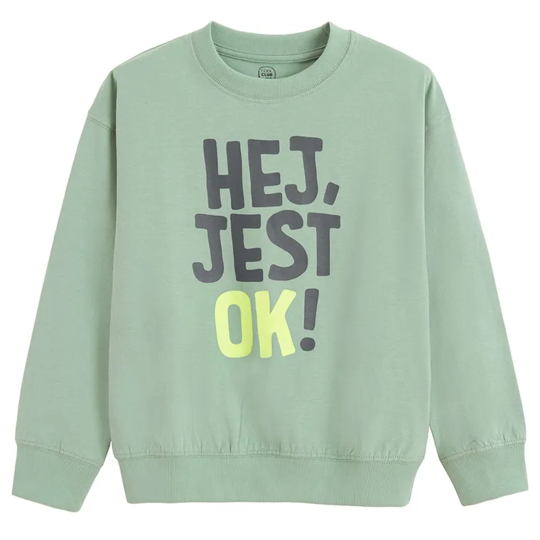 Cool Club, Bluzka chłopięca z długim rękawem, khaki