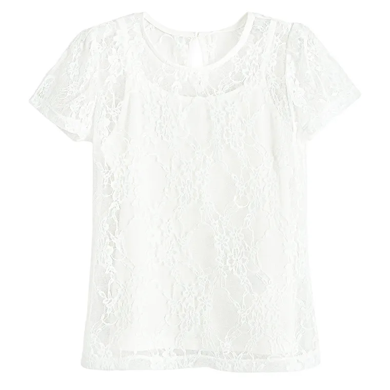 Cool Club, Bluzka dziewczęca z krótkim rękawem, biała