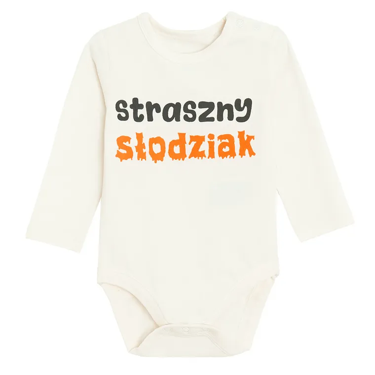 Cool Club, Body chłopięce z długim rękawem, białe