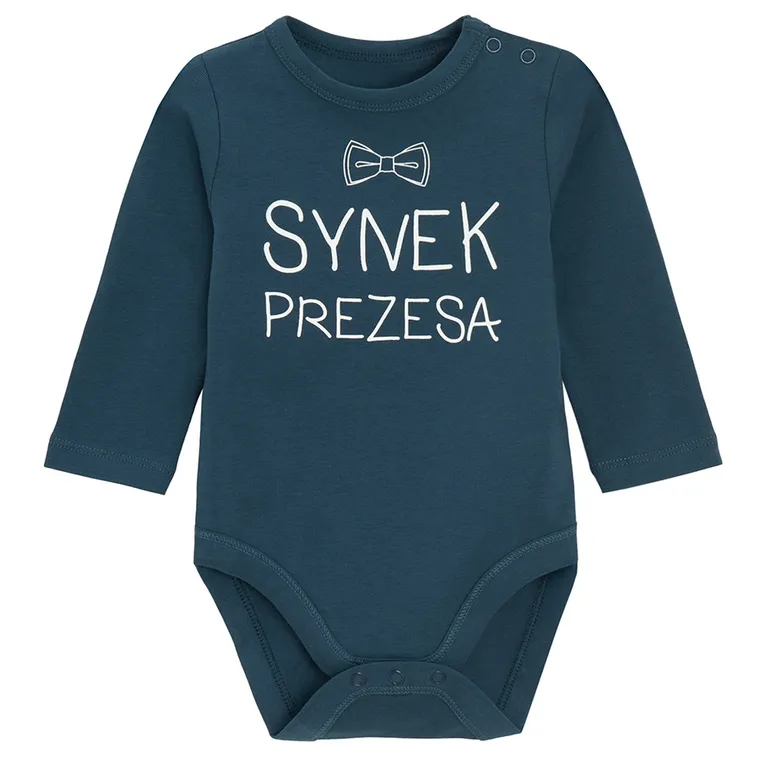 Cool Club, Body chłopięce z długim rękawem, niebieskie