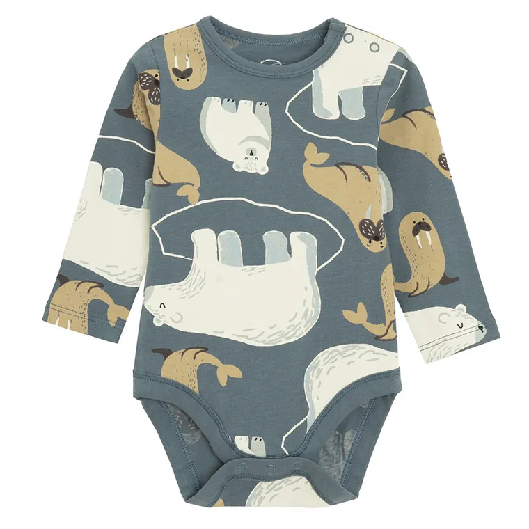 Cool Club, Body chłopięce z długim rękawem, niebieskie