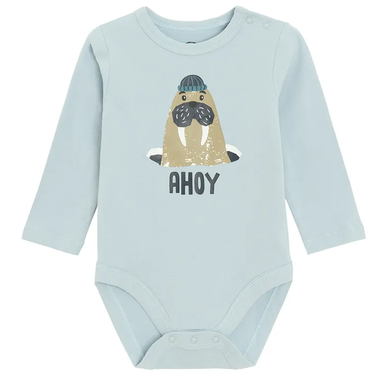 Cool Club, Body chłopięce z długim rękawem, niebieskie