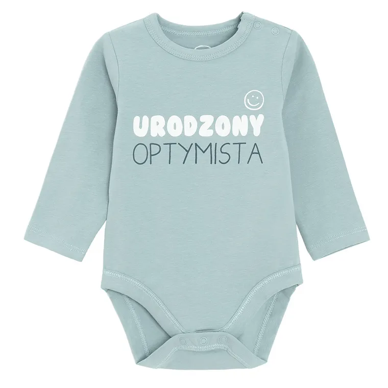 Cool Club, Body chłopięce z długim rękawem, niebieskie