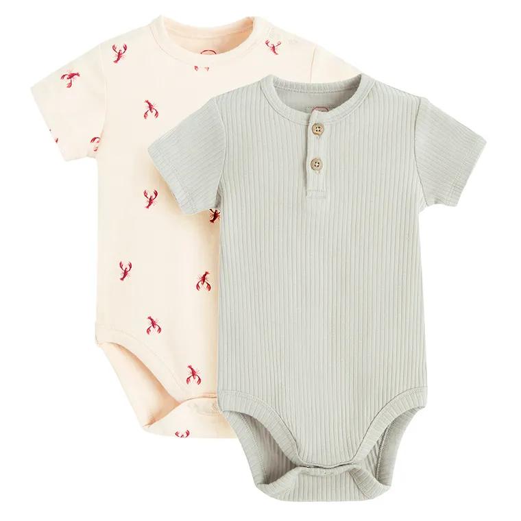 Cool Club, Body chłopięce z krótkim rękawem, mix, zestaw, 2 szt.