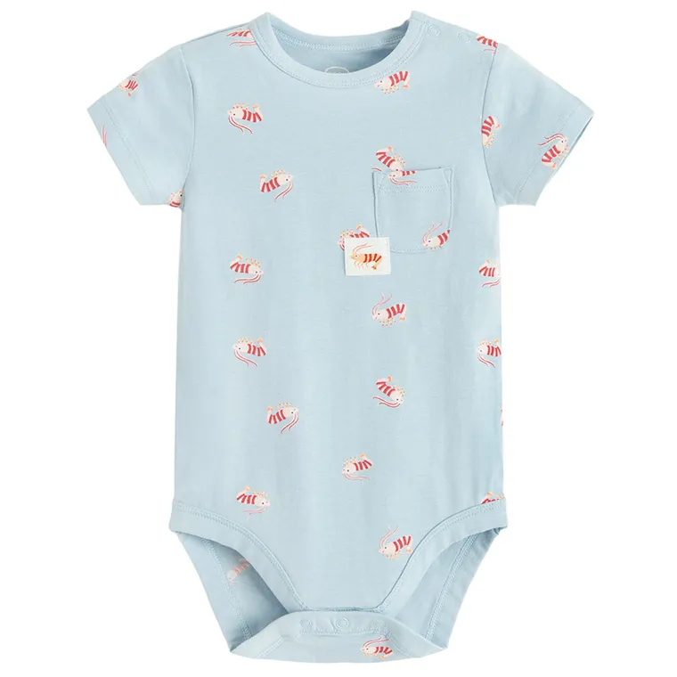 Cool Club, Body chłopięce z krótkim rękawem, niebieskie