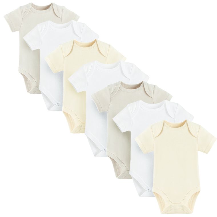 Cool Club, Body dziecięce z krótkim rękawem, mix, zestaw, 7 szt.