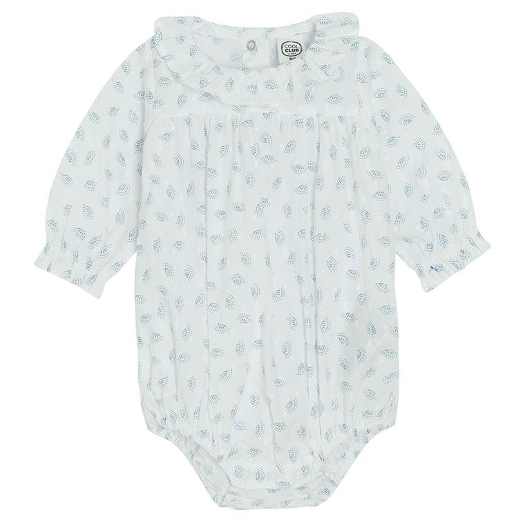 Cool Club, Body dziewczęce z długim rękawem, ecru