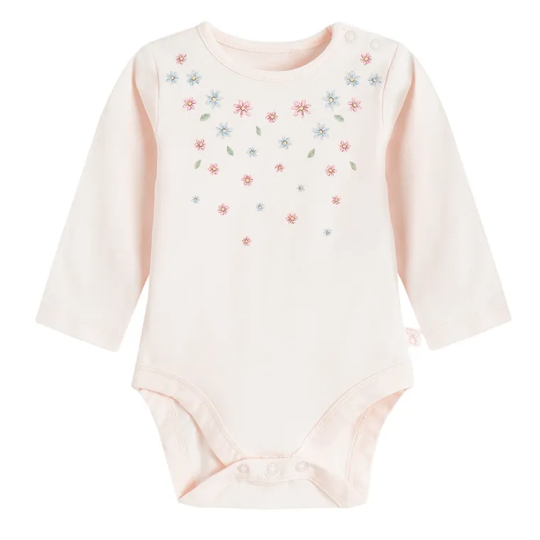 Cool Club, Body dziewczęce z długim rękawem, różowe