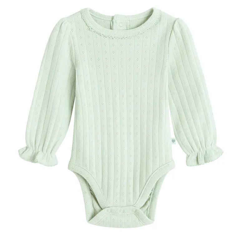Cool Club, Body dziewczęce z długim rękawem, zielone