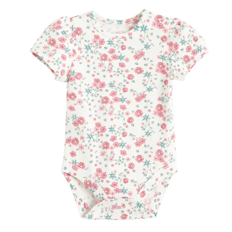 Cool Club, Body dziewczęce z krótkim rękawem, białe