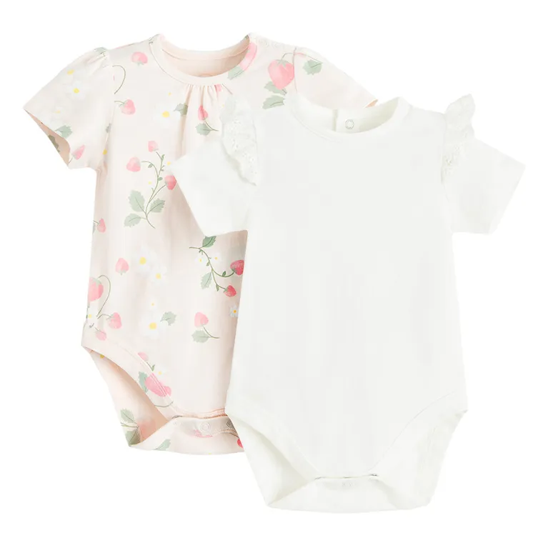 Cool Club, Body dziewczęce z krótkim rękawem, mix, zestaw, 2 szt.