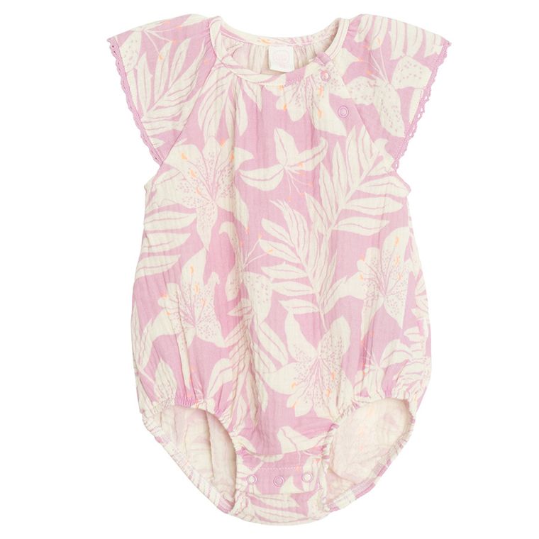 Cool Club, Body dziewczęce z krótkim rękawem, różowe