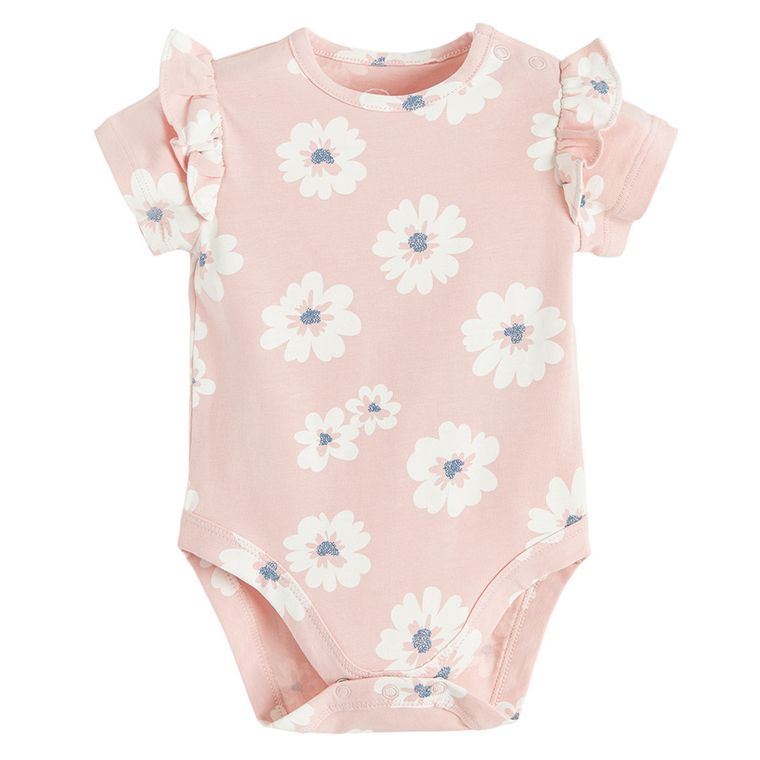 Cool Club, Body dziewczęce z krótkim rękawem, różowe