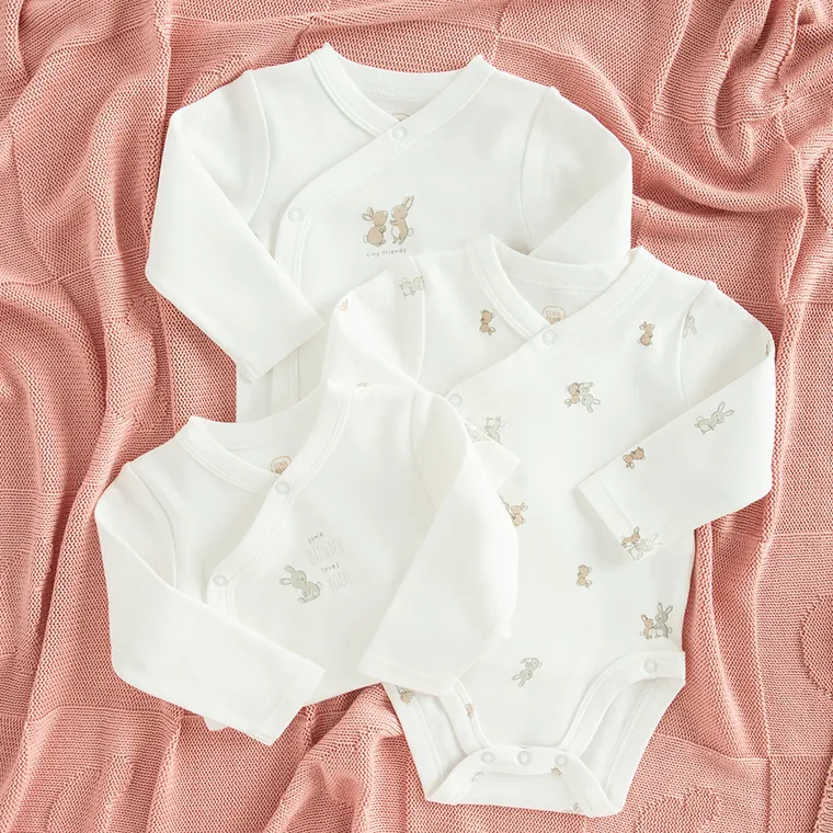 Cool Club, Body niemowlęce z długim rękawem, białe, zestaw, 3 szt.