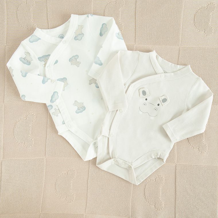 Cool Club, Body niemowlęce z długim rękawem, mix, zestaw, 2 szt.