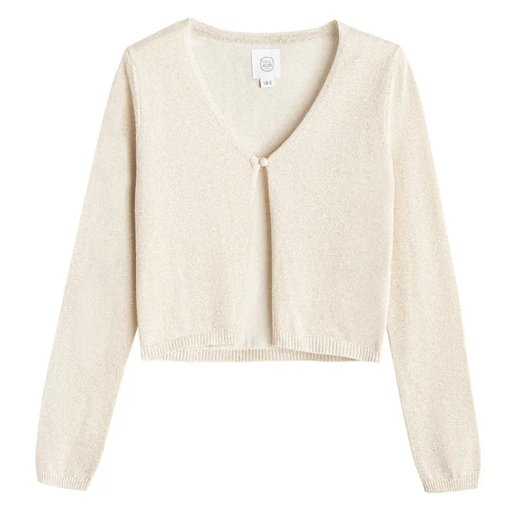 Cool Club, Bolerko dziewczęce, ecru