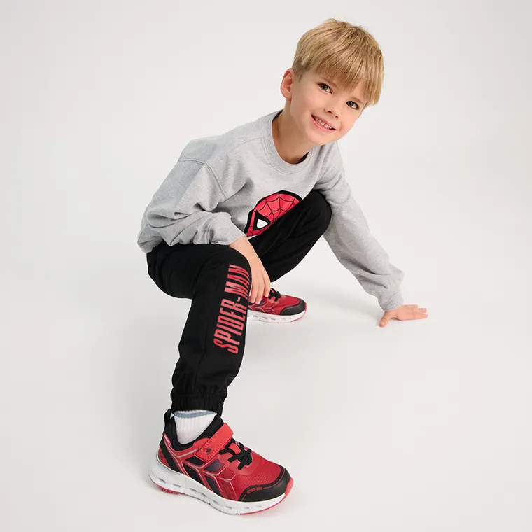 Cool Club, Buty sportowe chłopięce, czerwone, Spider-Man