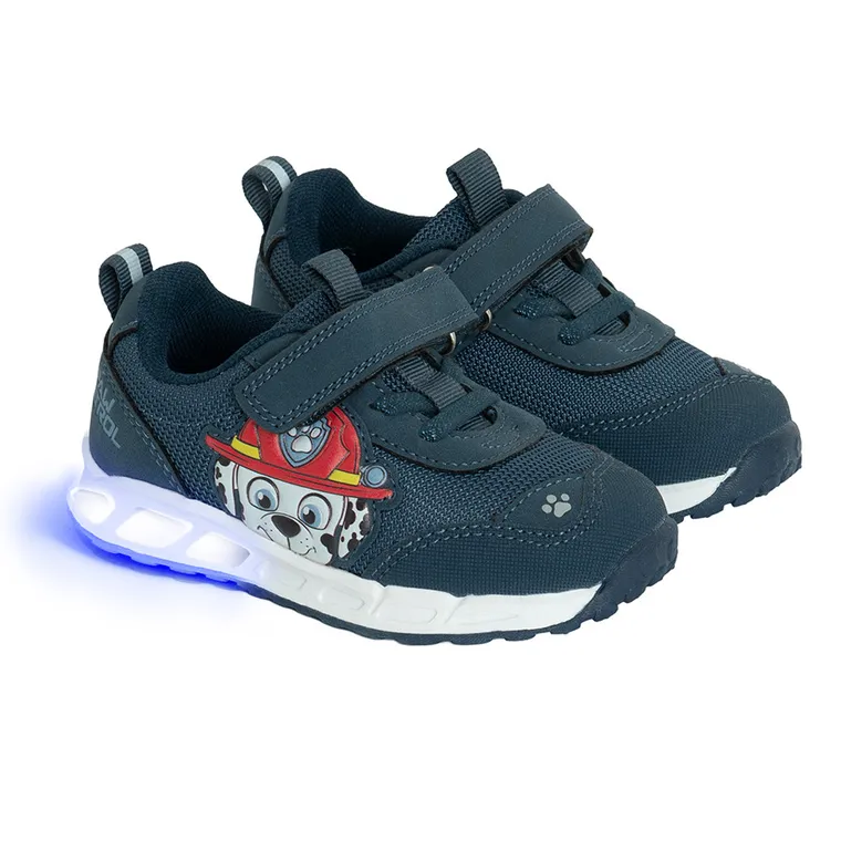 Cool Club, Buty sportowe chłopięce, granatowe, świecąca podeszwa, Psi Patrol
