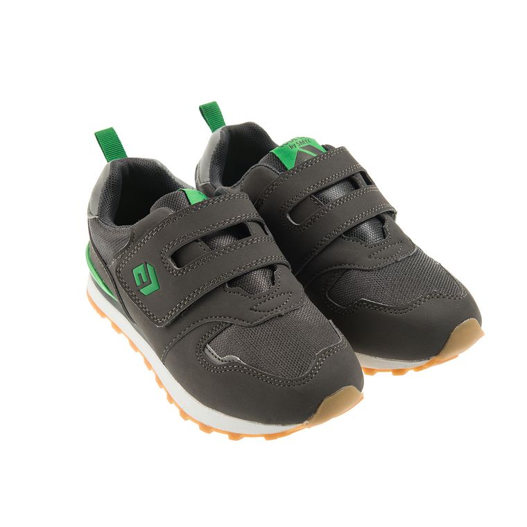 Cool Club, Buty sportowe chłopięce, szare, elementy odblaskowe