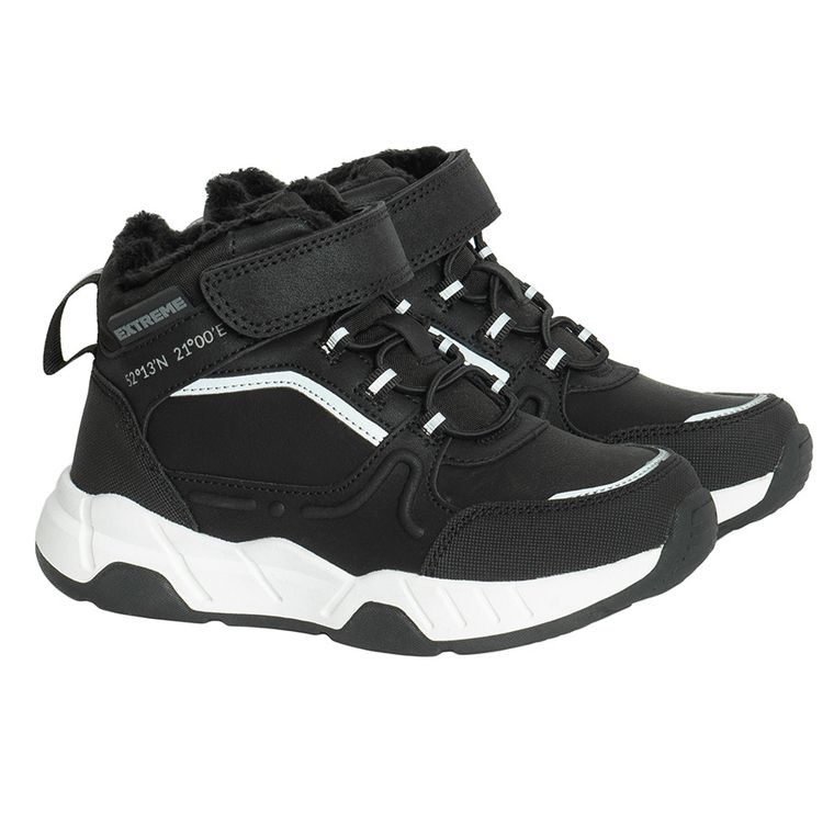 Cool Club, Buty zimowe chłopięce, ocieplane, czarne