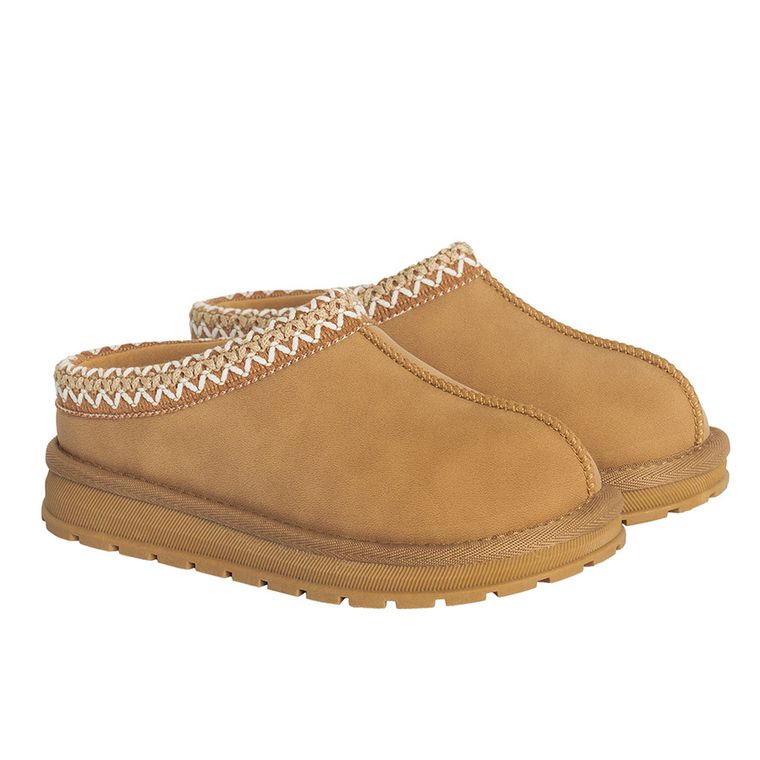 Cool Club, Buty zimowe dziewczęce z wełną, ocieplane, brązowe