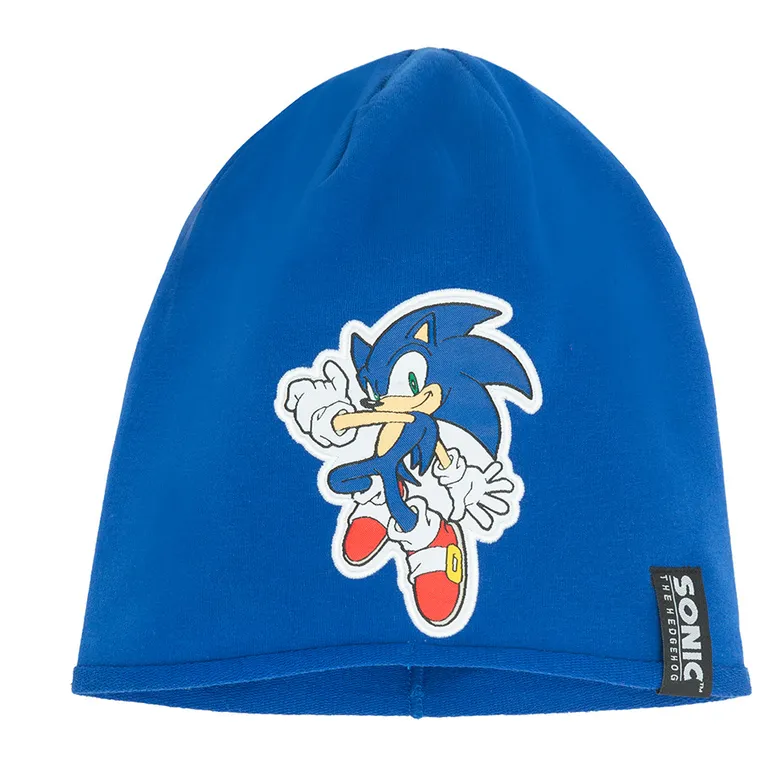 Cool Club, Czapka chłopięca, niebieska, Sonic the Hedgehog