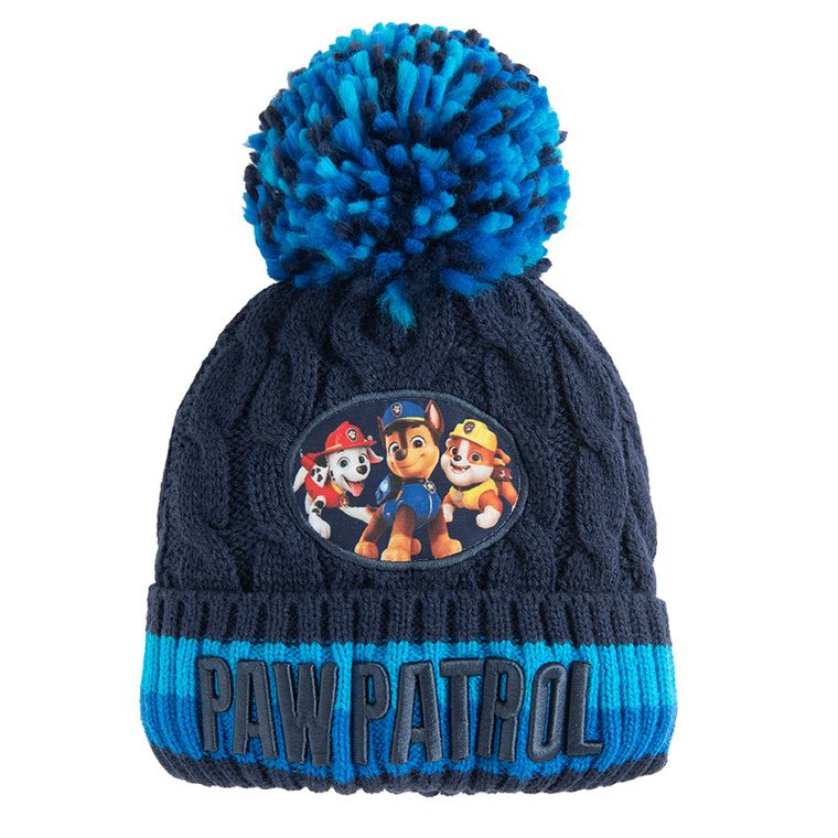 Cool Club, Czapka chłopięca z pomponem, niebieska, Psi Patrol