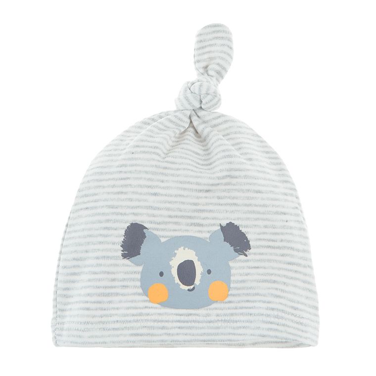 Cool Club, Czapka dziecięca, szaro-ecru