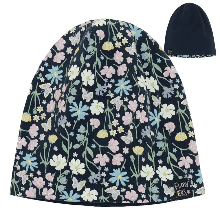 Cool Club, Czapka dziewczęca, dwustronna, granatowa