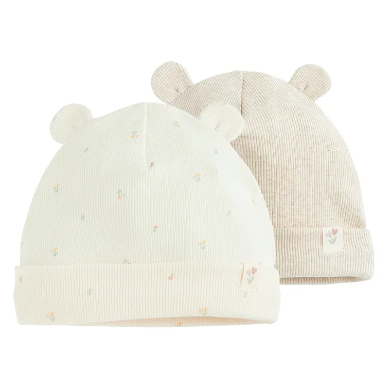 Cool Club, Czapka dziewczęca, prążkowana, mix, zestaw, 2 szt.